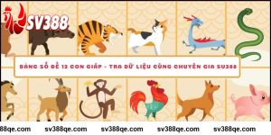 Bảng Số Đề 12 Con Giáp Là Gì? Cẩm Nang Dự Đoán Từ SV388